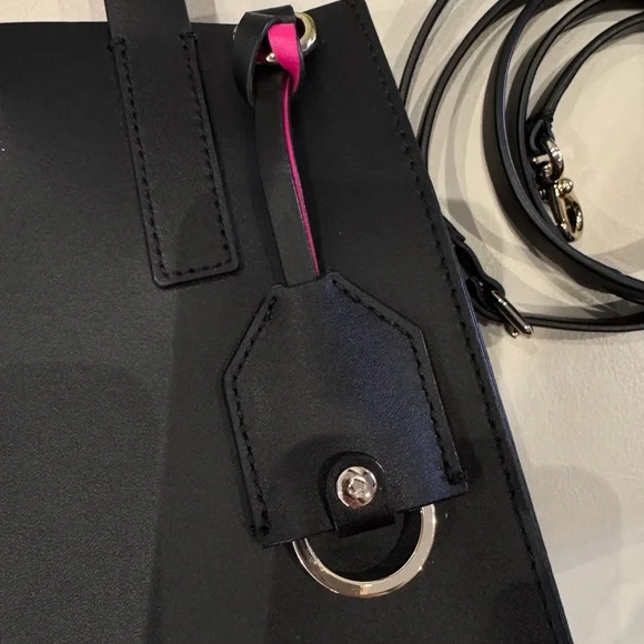 Kate Spade- Black tote bag with a strap - Picture 7 of 14